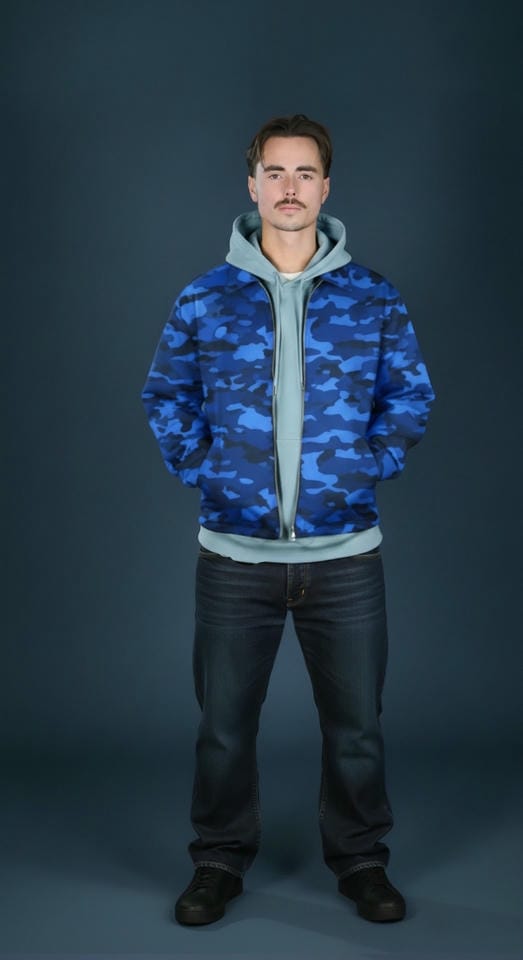 Blue Camo Reflect 2